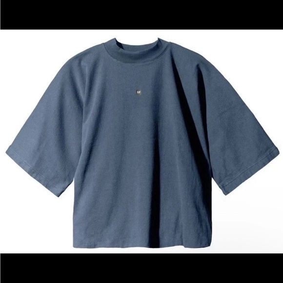 Yeezy Gap Navy 3/4 Sleeve Tee Size M NWOT - Picture 1 of 2